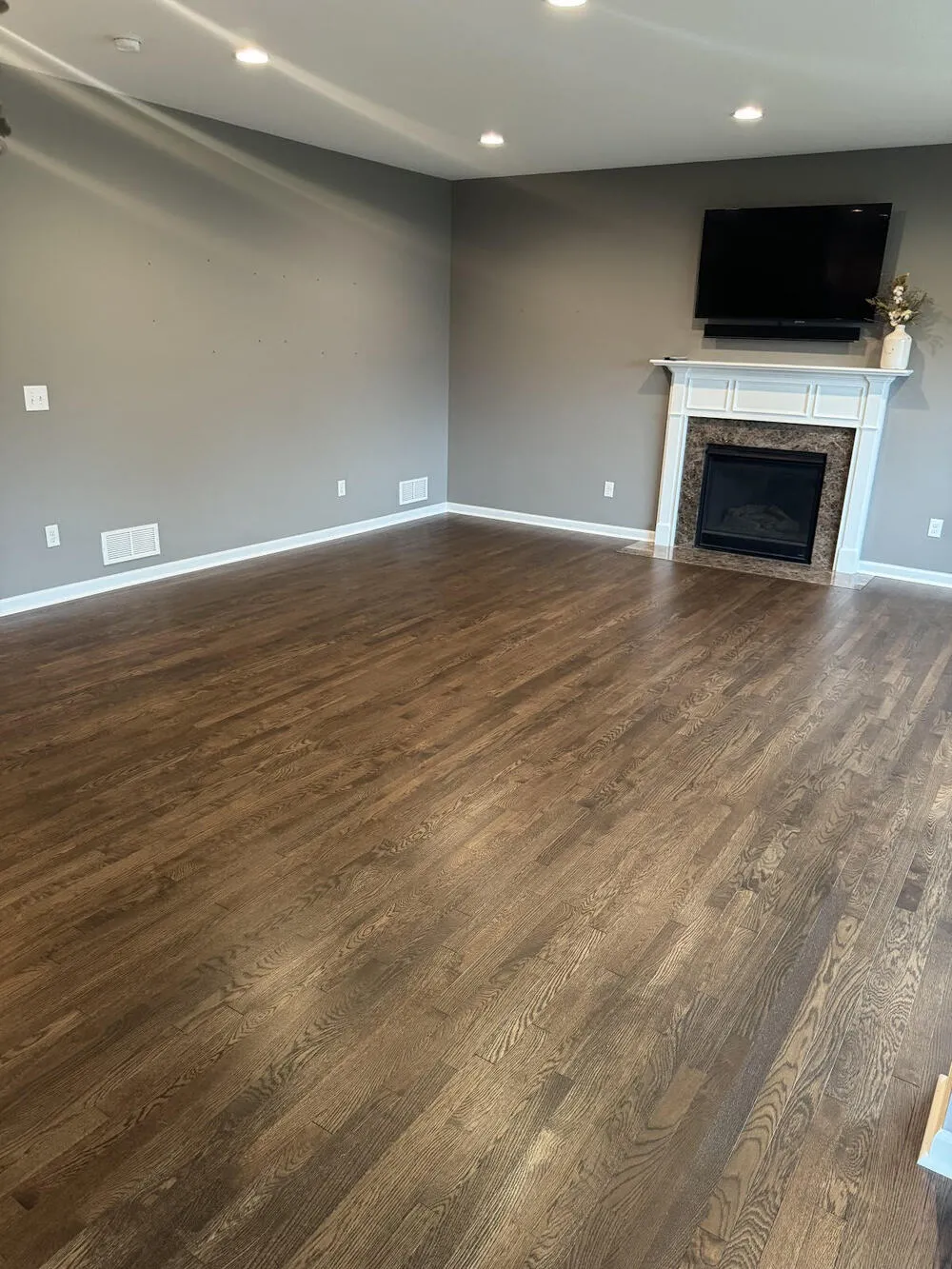 hardwood floor refinishing in luxury residential design